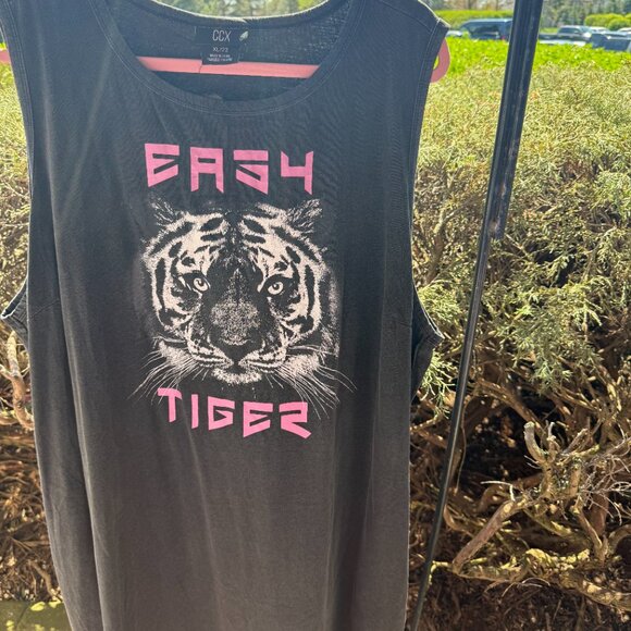 CCX City Chic Summer Tank style dress with pockets Easy Tiger Women's Plus 22 - Picture 3 of 10